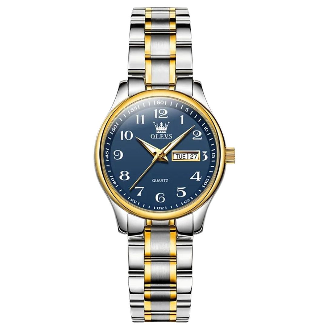 ELEGANCE® 5567 Quartz Watches Original Men Luminous Waterproof Shock Resistant Stainless Steel Ladies Wristwatch Gift