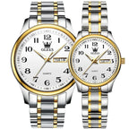 ELEGANCE® 5567 Quartz Watches Original Men Luminous Waterproof Shock Resistant Stainless Steel Ladies Wristwatch Gift