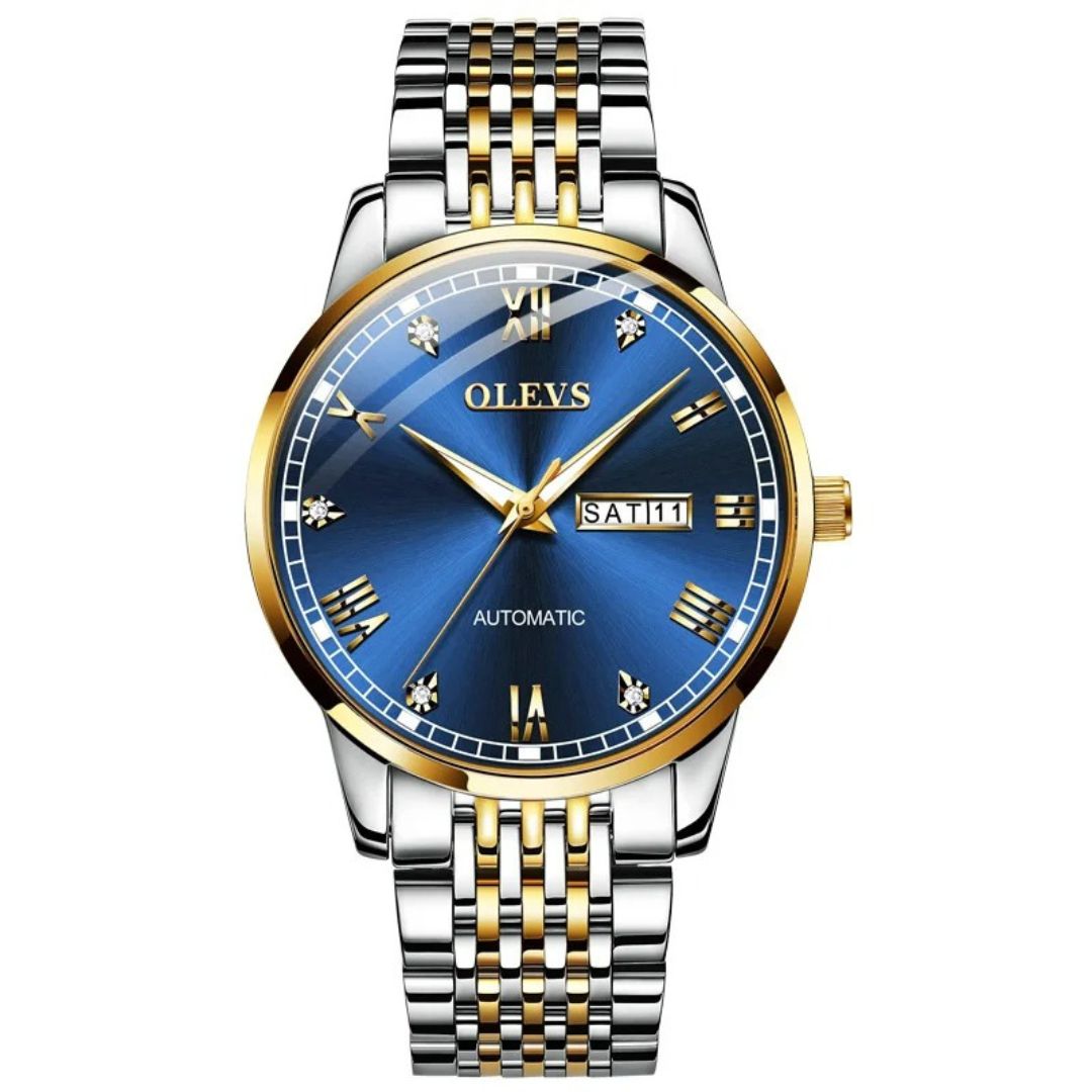 ELEGANCE® 6602 Men Automatic Mechanical Watch Luminous Stainless Steel Waterproof Top Brand Luxury Wristwatch Gift For Women Man