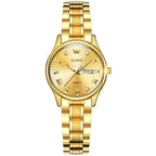 Elegance® 5563 Top Brand Luxury Quartz Watch Set Mens Women Couple Wristwatch Waterproof Stainless Steel Clock Top Gift For Lover
