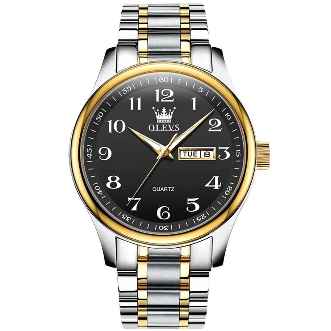 ELEGANCE® 5567 Quartz Watches Original Men Luminous Waterproof Shock Resistant Stainless Steel Ladies Wristwatch Gift