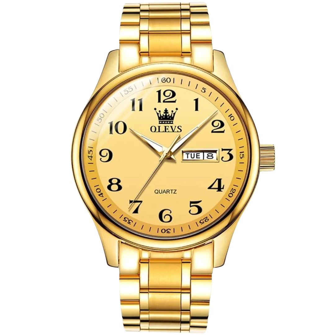ELEGANCE® 5567 Quartz Watches Original Men Luminous Waterproof Shock Resistant Stainless Steel Ladies Wristwatch Gift