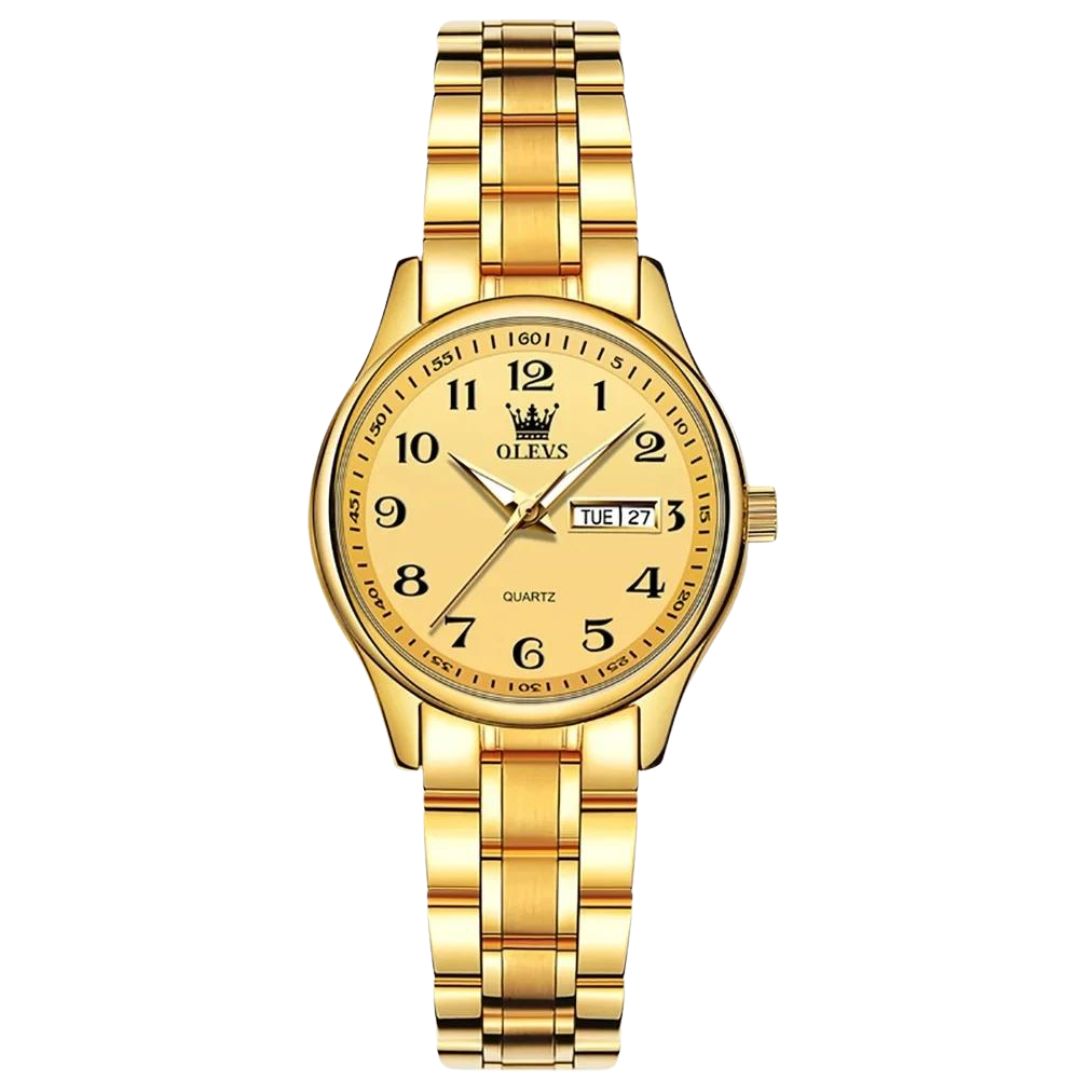 ELEGANCE® 5567 Quartz Watches Original Men Luminous Waterproof Shock Resistant Stainless Steel Ladies Wristwatch Gift