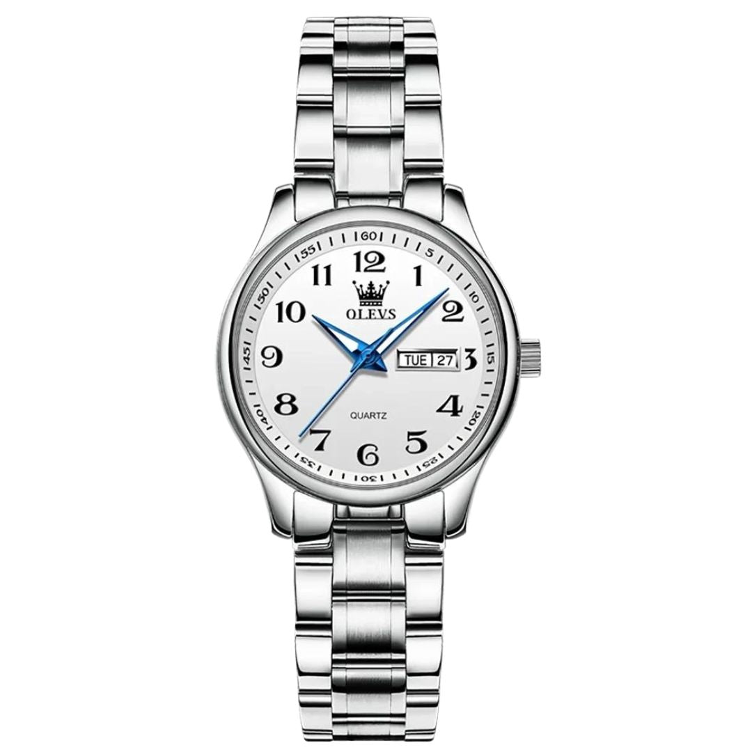 ELEGANCE® 5567 Quartz Watches Original Men Luminous Waterproof Shock Resistant Stainless Steel Ladies Wristwatch Gift