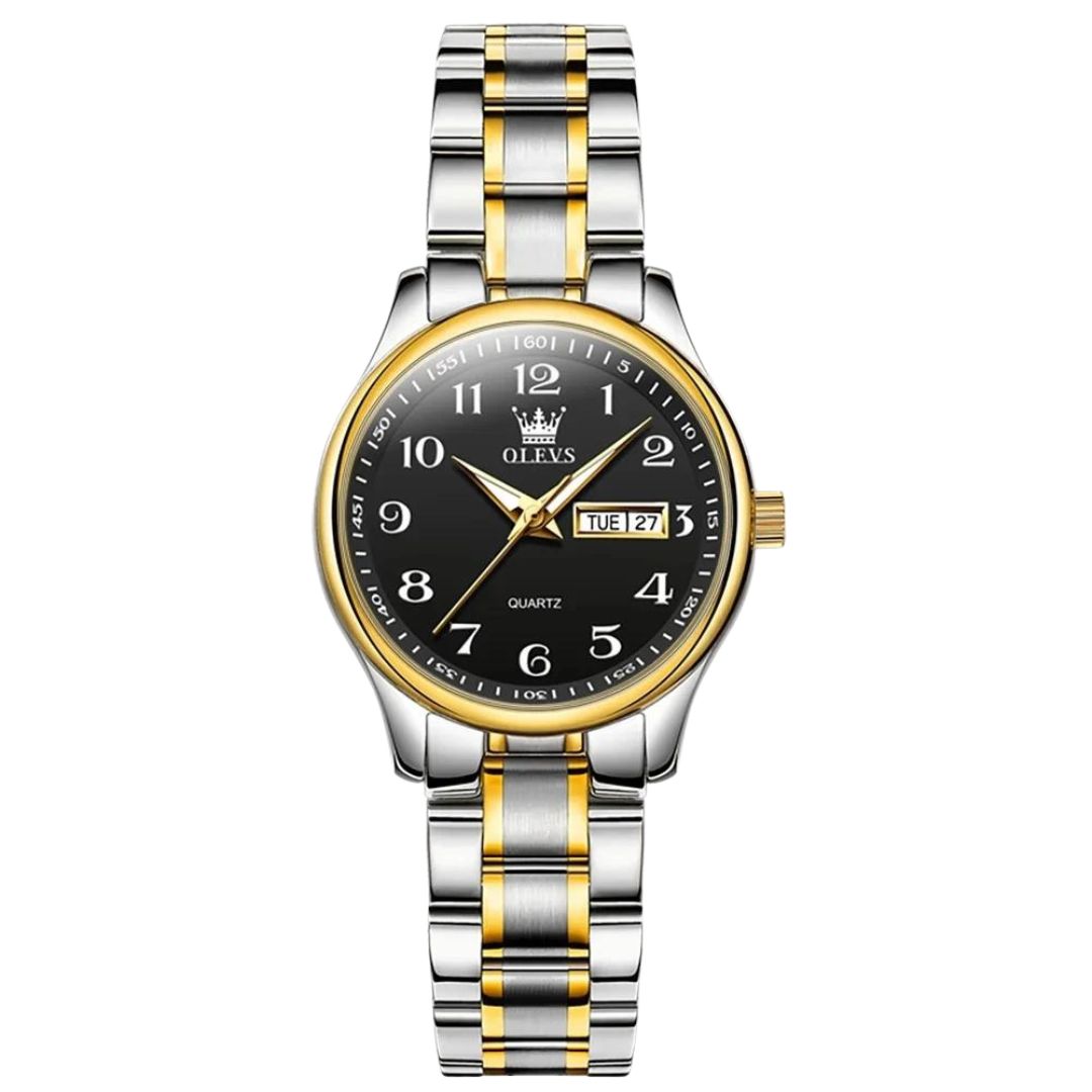 ELEGANCE® 5567 Quartz Watches Original Men Luminous Waterproof Shock Resistant Stainless Steel Ladies Wristwatch Gift