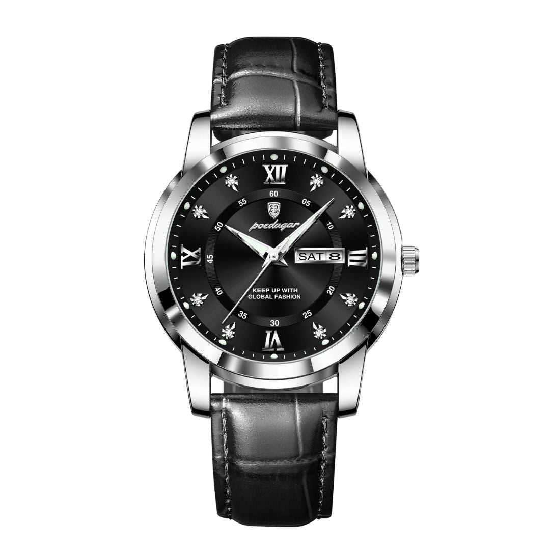 Elegance® 936L Cobalt Classic Men Watch Luxury Waterproof Luminous Date Week Sports Quartz Men's Watches Male Clock Reloj