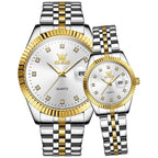 ELEGANCE® 5526 Quartz Men Watches Top Brand Luxury Original Fashion Design Stainless Steel Waterproof Wristwatch Gifts