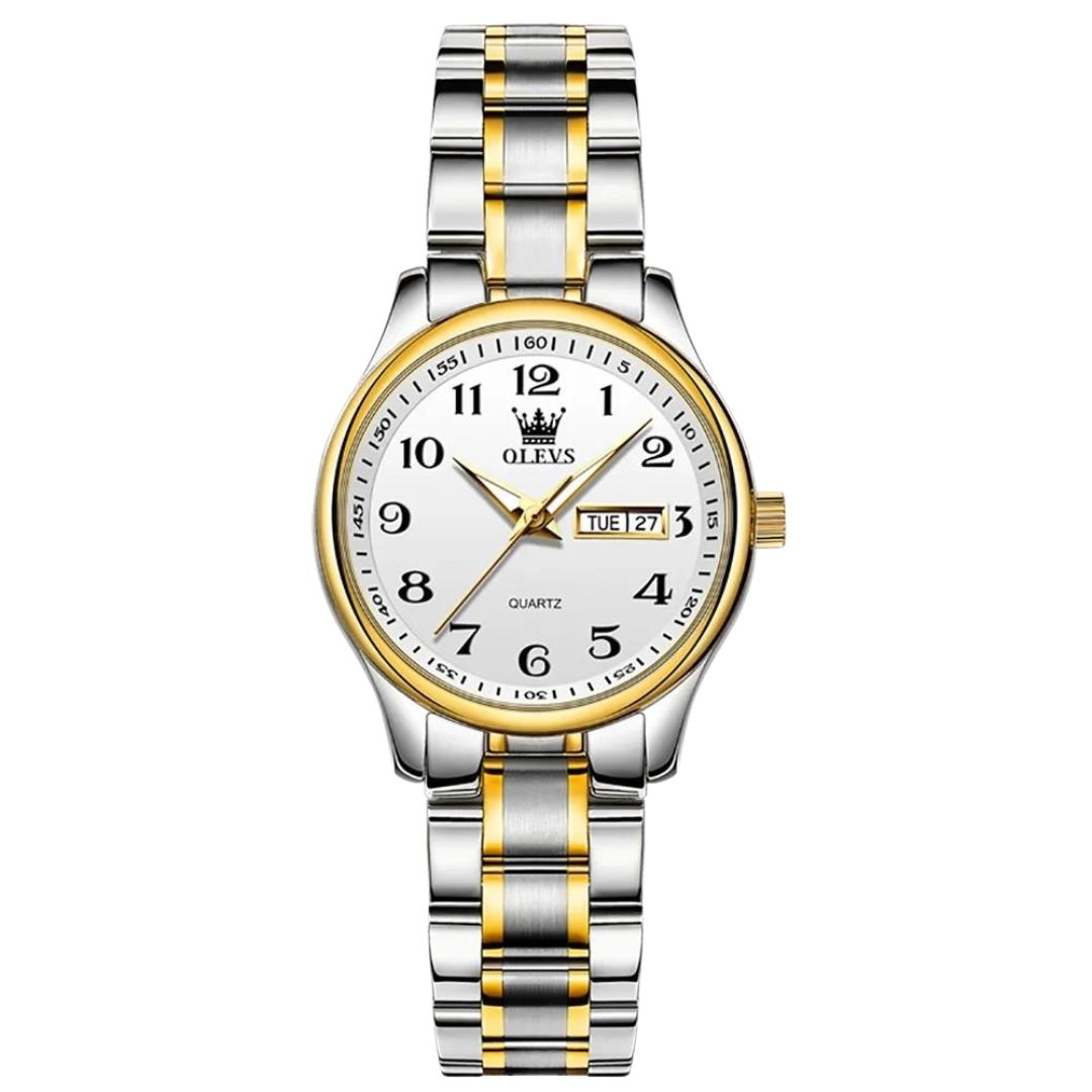 ELEGANCE® 5567 Quartz Watches Original Men Luminous Waterproof Shock Resistant Stainless Steel Ladies Wristwatch Gift