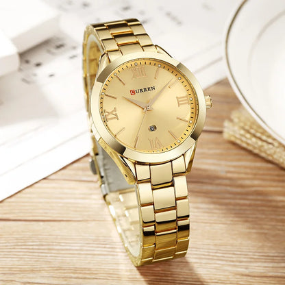 Elegance® 9007 Prestige Timepiece Gold Watch Women Watches Ladies Creative Steel Women's Bracelet Watches Female Clock Relogio Feminino Montre Femme