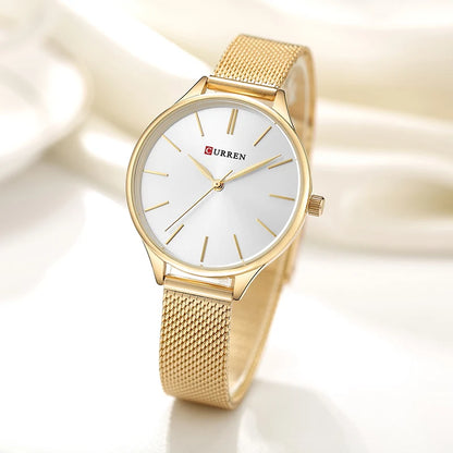 Elegance® 9097 Prestige Timepiece Women Quartz Watch Simple Style New Ladies Bracelet Watches Women Dress Wristwatch Quartz Female Clock Gifts relogios feminino