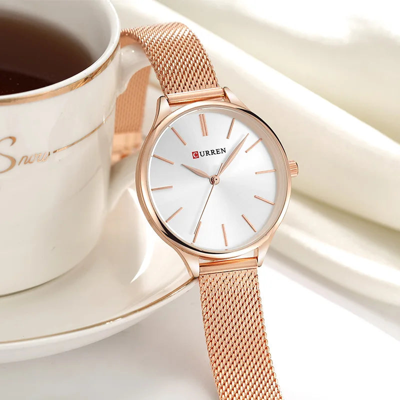 Elegance 9097 Prestige Timepiece Women Quartz Watch Simple Style New Ladies Bracelet Watches Women Dress Wristwatch Quartz Female Clock Gifts relogios feminino