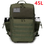 AdventurePro Tactical Backpack - 30/45L Man Tactical Backpacks HkingTraveling Bags Survival Outdoor 3P Assault Pack EDC Molle Pack For Trekking Hunting Bag