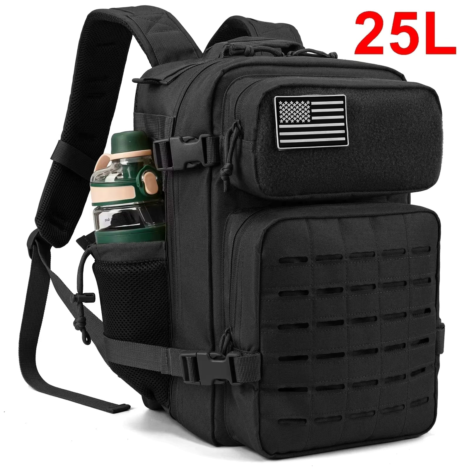 AdventurePro Tactical Backpack - 30/45L Man Tactical Backpacks HkingTraveling Bags Survival Outdoor 3P Assault Pack EDC Molle Pack For Trekking Hunting Bag