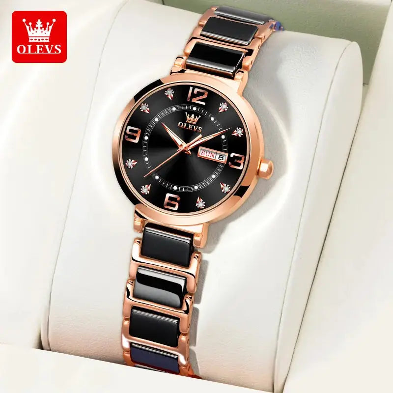 ELEGANCE® Luxe Aura Women's Wristwatch Luxury Brand Watch for Women Elegant Bracelet Waterproof Fashion Quartz Ladies Watches