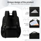 Elegance TravelMate Elite Backpack - 40x20x25 Cabin Bag, Hand Luggage Travel Backpack for Easyjet Cabin Bag 45x36x20, Laptop Backpack for Women/Men