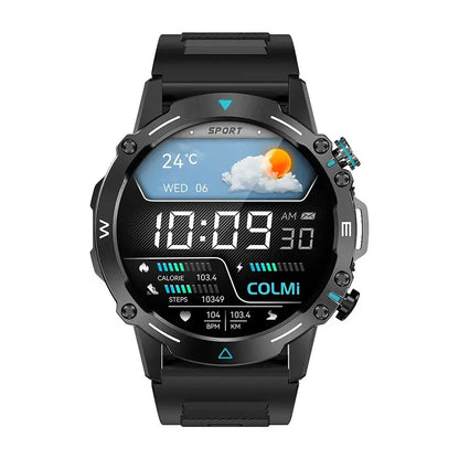 ELEGANCE® Smartwatch 1.43'' AMOLED Display 100 Sports Modes Voice Calling Smart Watch Men Women Military Grade Toughness Watch COLMI M42