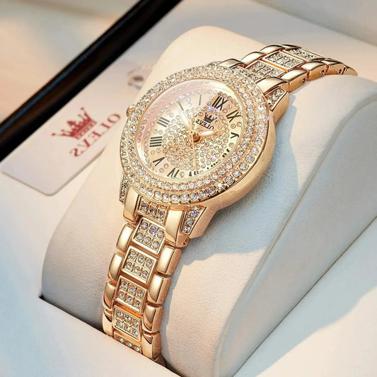 ELEGANCE® Diamond Quartz Watch for Women Luxury