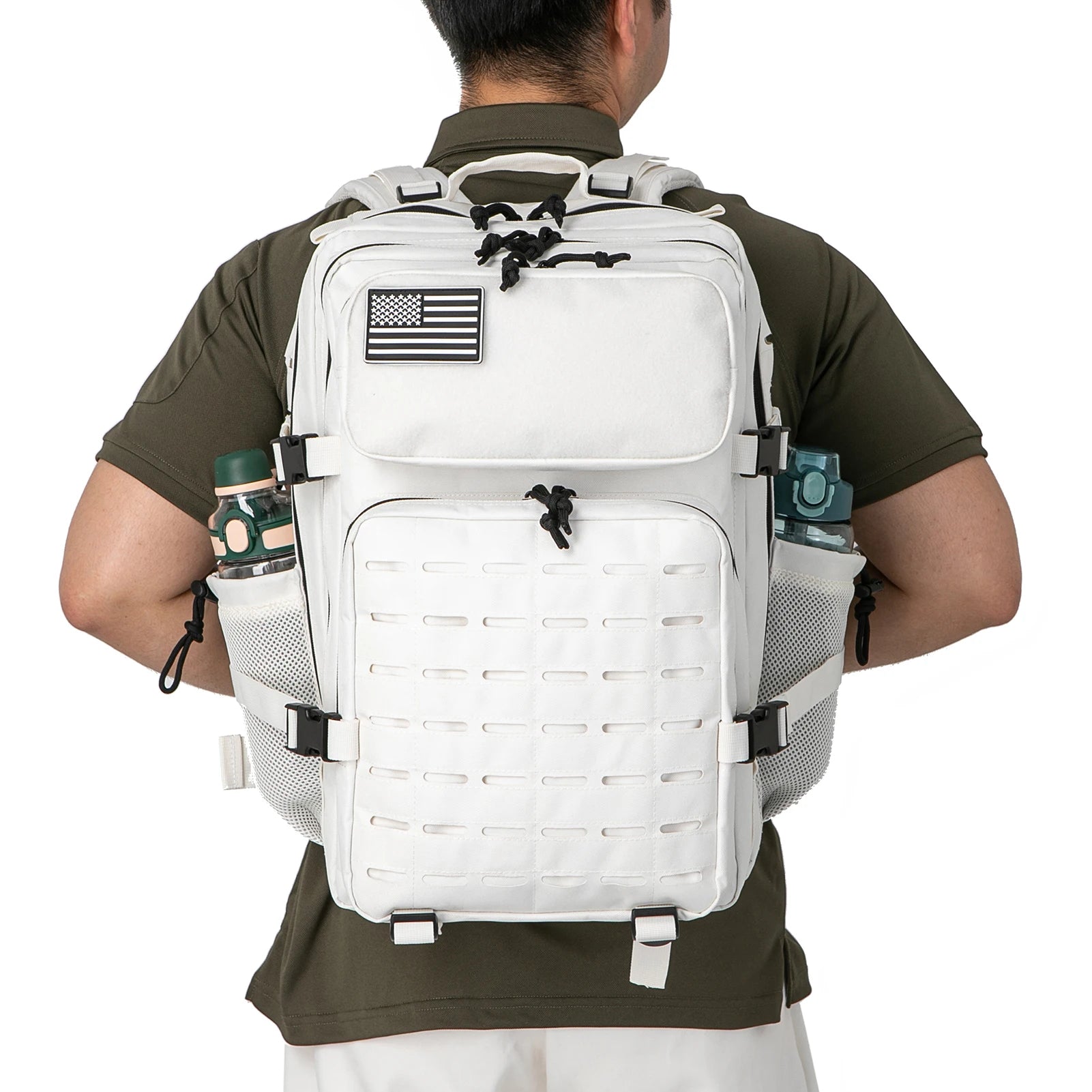 Elegance Ultimate Explorer Tactical Backpack - 25L/45L Tactical Backpack for Men and Women Outdoor Survival Bug Out Bag Small School Rucksack Hking with Bottle Holder