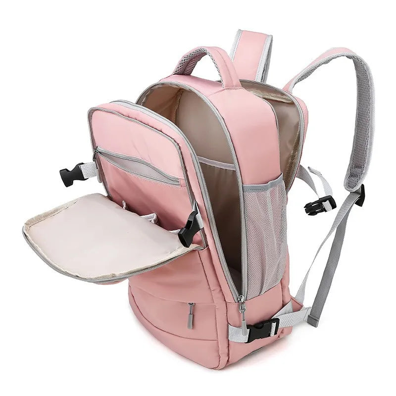 Elegance Nomad Backpack - Women Travel Backpack Large Capacity Waterproof Anti-Theft Casual Daypack Bag with Luggage Strap & USB Charging Port Backpacks