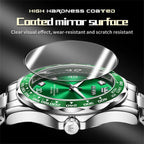 ELEGANCE® Luxe Chrono 9988 Men's Watches Luxury Fashion Trend Chronograph Waterproof Luminous Men Wristwatches Simple Stainless Watch Luxury Business