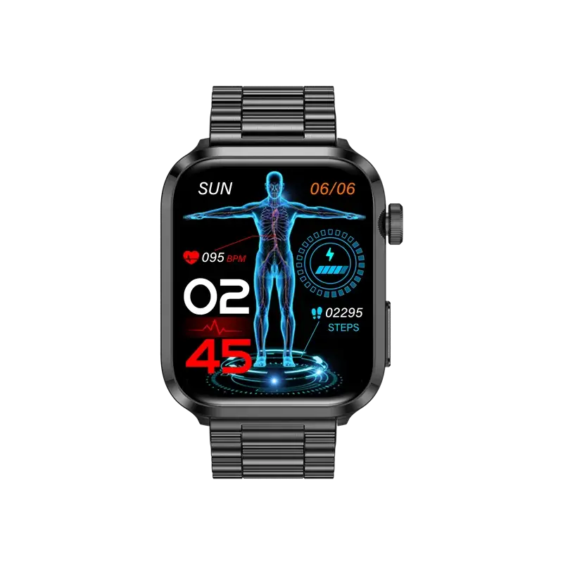 LASERTHERAPY PRO® - BEST MEDICAL DIAGNOSIS SMARTWATCH - BLOOD LIPIDS URIC ACID BLOOD GLUCOSE WATCH - ECG+PPG FITNESS TRACKER