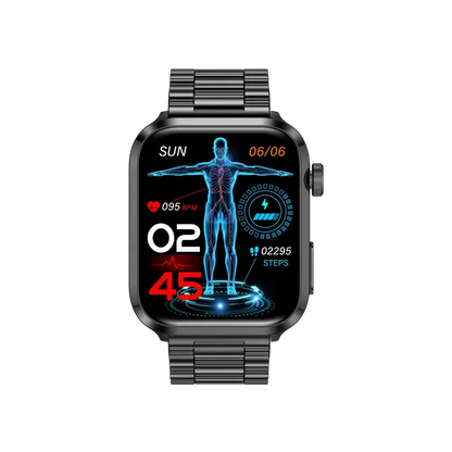 LASERTHERAPY PRO® - BEST MEDICAL DIAGNOSIS SMARTWATCH - BLOOD LIPIDS URIC ACID BLOOD GLUCOSE WATCH - ECG+PPG FITNESS TRACKER