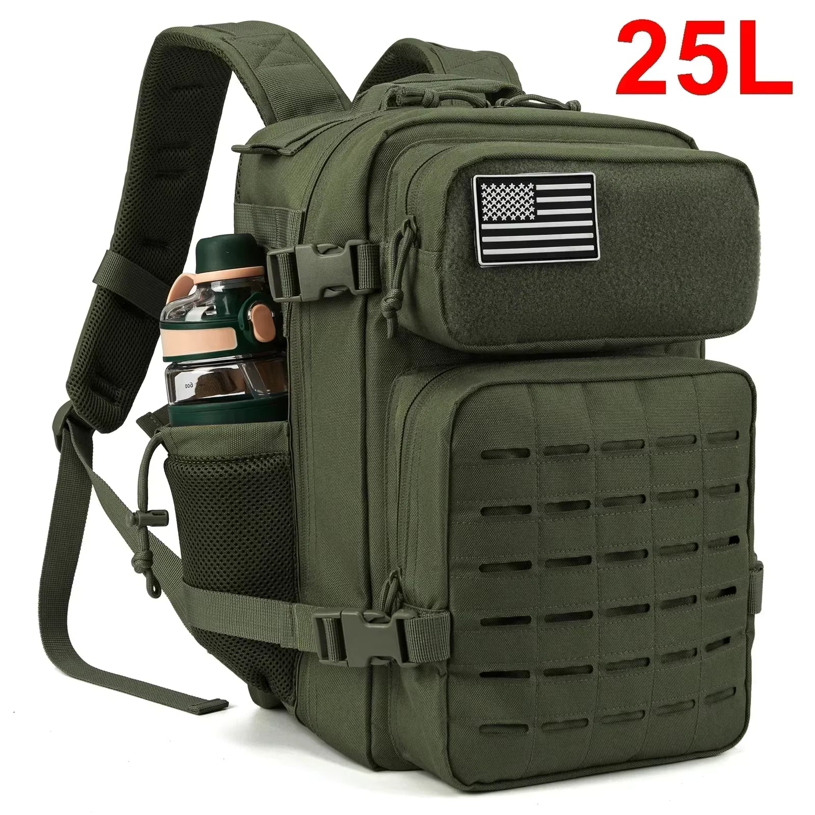 AdventurePro Tactical Backpack - 30/45L Man Tactical Backpacks HkingTraveling Bags Survival Outdoor 3P Assault Pack EDC Molle Pack For Trekking Hunting Bag