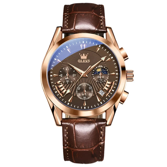 2876 OLEVS Luxury Men's Watch High Quality Quartz Fashion Casual Man Wristwatch ELEGANCE®