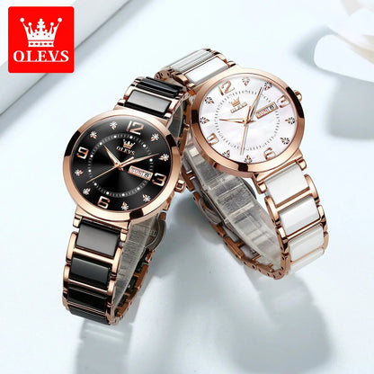 ELEGANCE® Luxe Aura Women's Wristwatch Luxury Brand Watch for Women Elegant Bracelet Waterproof Fashion Quartz Ladies Watches