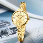 Elegance 9097 Gold Luxe Timepiece Luxury Quartz Watch For Women Magnetic Watch Ladies Sports Dress Wrist Watch Clock Relogio Feminino