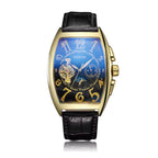 Elegance Luxe Mechanique S075 Men Automatic Watch Mechanical Luxury Tourbillon Skeleton Luminous