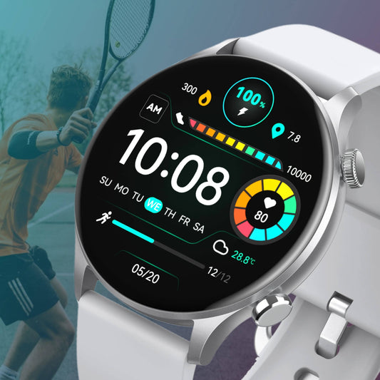 ELEGANCE® Smart Watch Bluetooth Phone Call 1.43"AMOLED Display Smartwatch Health Monitor IP68 Waterproof Sport Watch HAYLOU Solar