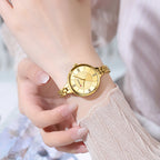 Elegance 9097 Gold Luxe Timepiece Luxury Quartz Watch For Women Magnetic Watch Ladies Sports Dress Wrist Watch Clock Relogio Feminino