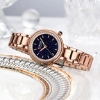 Elegance Luxe Essence 9089 Luxury Quartz Wristwatch for Ladies Top Brand Thin Stainless Steel Band Watches Female