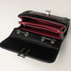 Elegance Quilted Charm Shoulder Bag Classic Quilted Detail Square Bag, Solid Color Flap Shoulder Bag, All-Match Chain Bag