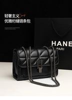 Elegance Quilted Charm Shoulder Bag Classic Quilted Detail Square Bag, Solid Color Flap Shoulder Bag, All-Match Chain Bag