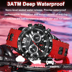 Elegance® 912 Sport Chrono Luxury Man Wristwatch Chronograph Waterproof Luminous Date Watches for Men Casual Quartz Silicone Men Watch