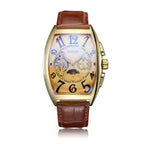Elegance Luxe Mechanique S075 Men Automatic Watch Mechanical Luxury Tourbillon Skeleton Luminous