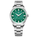 ELEGANCE® New 38mm Men's Quartz Watches Stainless Steel AR Coating Sapphire VH31 Business Sports PAGANI DESIGN