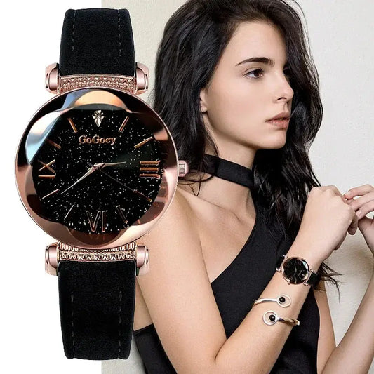ELEGANCE® Watch for Women Ladies Starry Sky Quartz Wristwatch Reloj