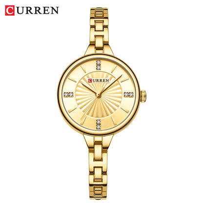 Elegance® 9097 Gold Luxe Timepiece Luxury Quartz Watch For Women Magnetic Watch Ladies Sports Dress Wrist Watch Clock Relogio Feminino