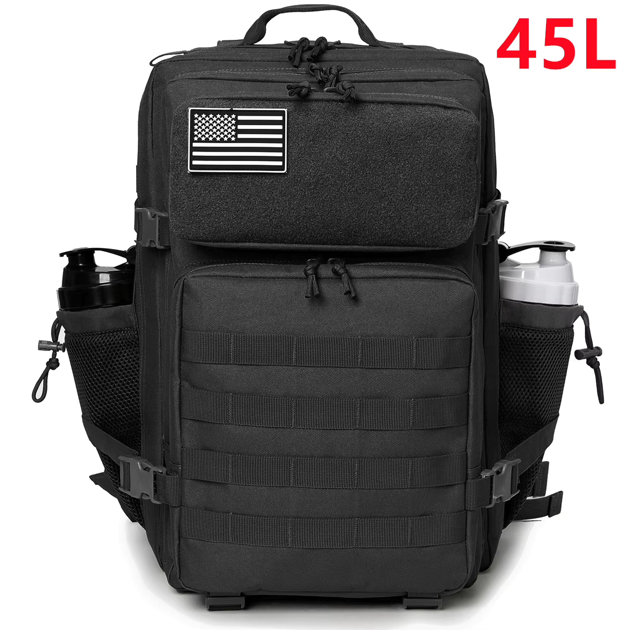 AdventurePro Tactical Backpack - 30/45L Man Tactical Backpacks HkingTraveling Bags Survival Outdoor 3P Assault Pack EDC Molle Pack For Trekking Hunting Bag