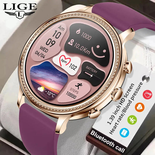 ELEGANCE ESTATE Women Luxury Smartwatch With Health Monitor Sports