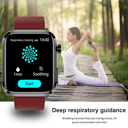 HEALTHCARE PLUS® - LIPIDS URIC ACID BLOOD GLUCOSE MONITORING SMART WATCH - ECG+PPG FITNESS TRACKER