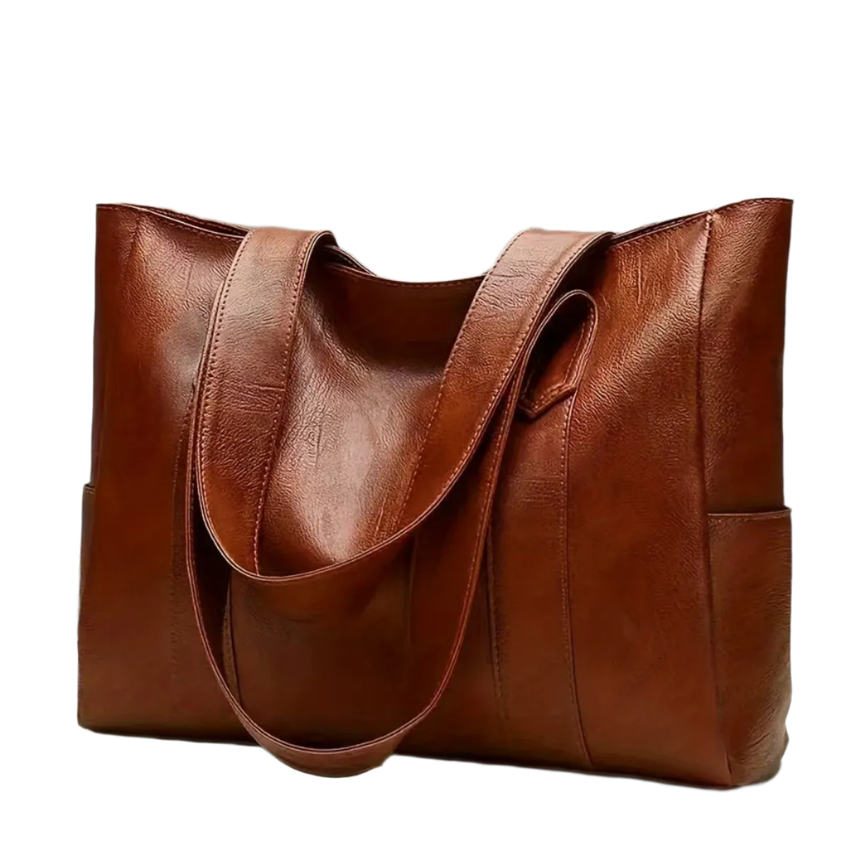 Elegance Luxe Carryall Women Bag - Vintage Large Capacity Tote Bag, Retro Vegan Shoulder Bag, Women's Casual Handbag For Commute