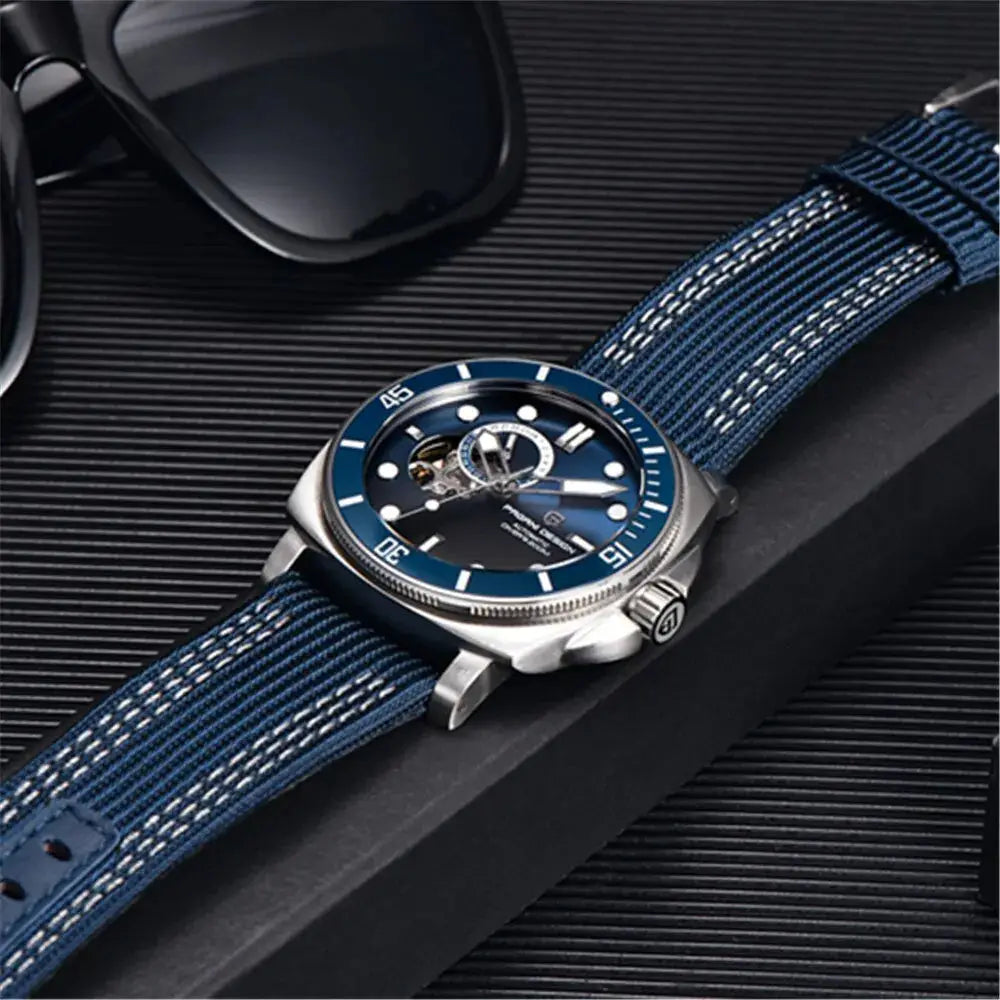 ELEGANCE® PAGANI DESIGN Brand Sports Men Mechanical Watch Fashion Sapphire 200M Waterproof Automatic Timecode
