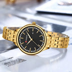 Elegance 9099 Classic Allure Women's Watch Luxury Brand Women Quartz WatchesStainless Steel Casual Fashion Wristwatch Relogio Feminino