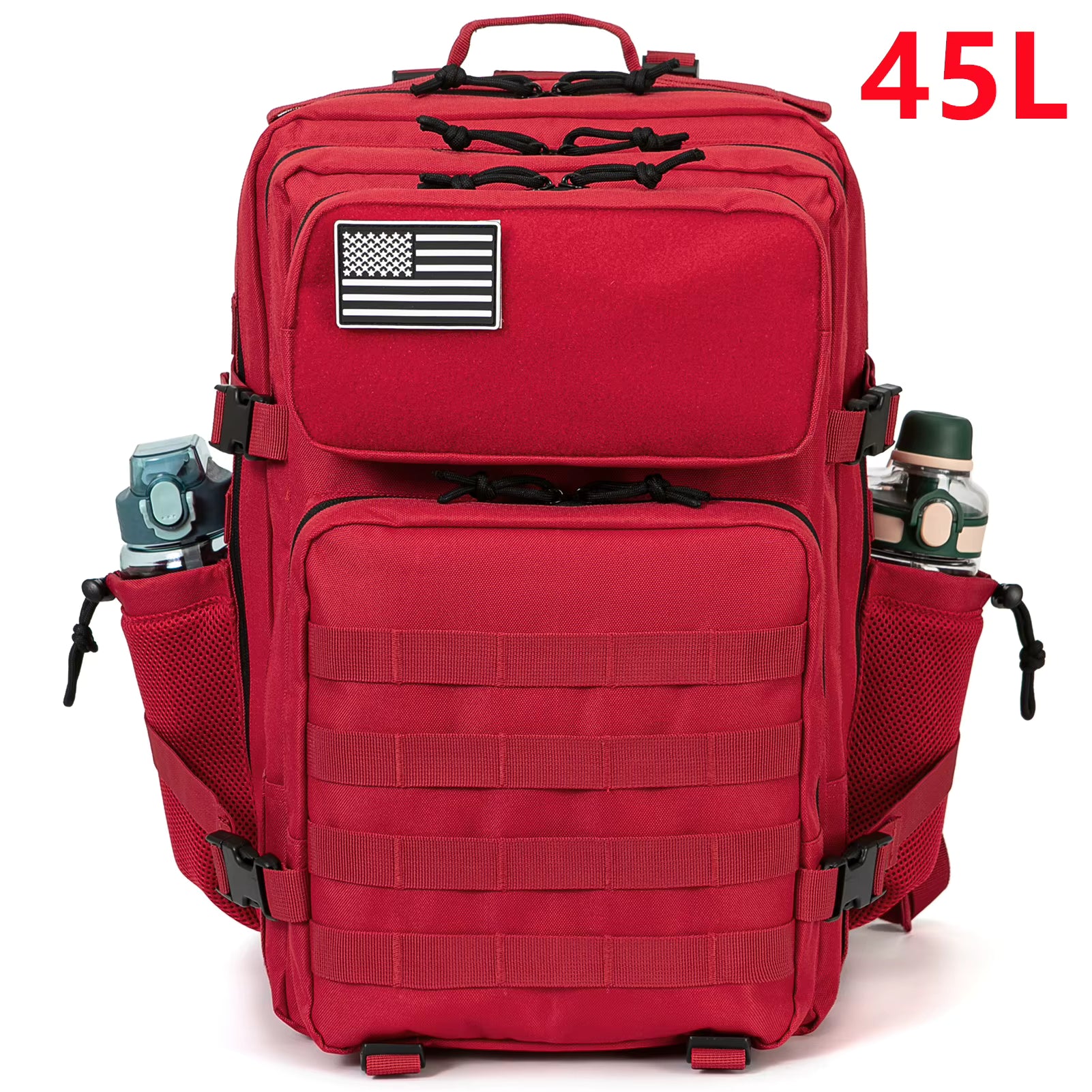 AdventurePro Tactical Backpack - 30/45L Man Tactical Backpacks HkingTraveling Bags Survival Outdoor 3P Assault Pack EDC Molle Pack For Trekking Hunting Bag