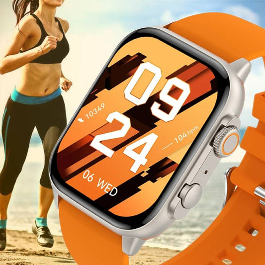 ELEGANCE® AMOLED Smartwatch Support AOD 100 Sports Modes IP68 Waterproof Smart Watch Men Women PK Ultra Series 8 COLMI C81 2.0 Inch