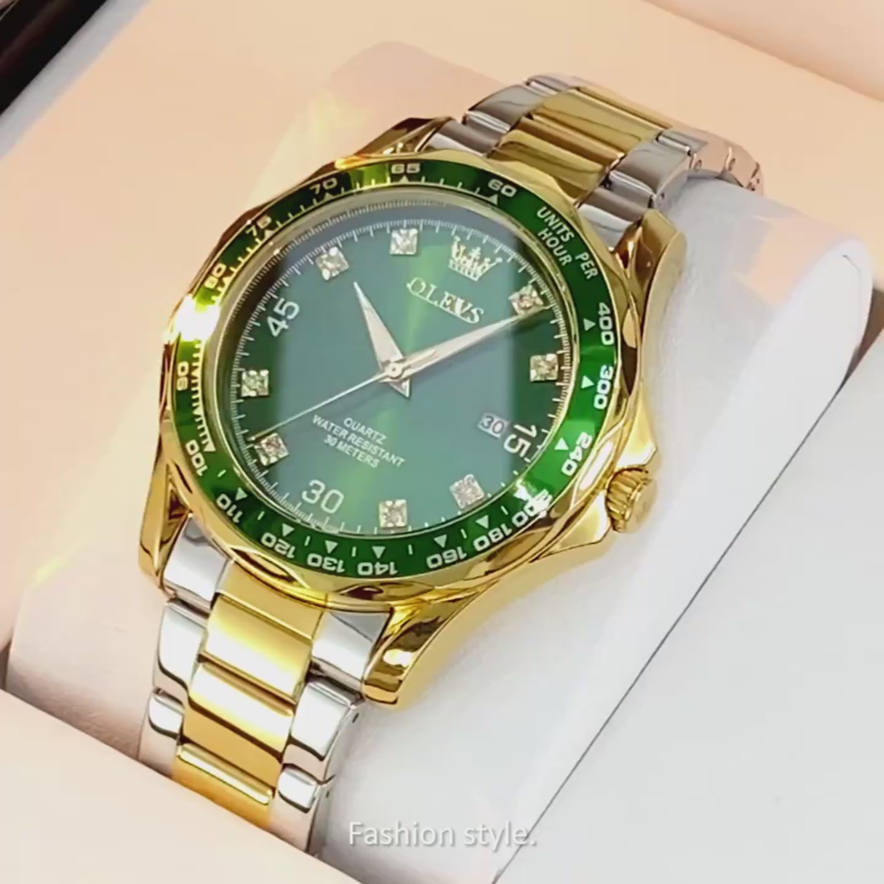 ELEGANCE Luxe Chrono 9988 Men's Watches Luxury Fashion Trend Chronograph Waterproof Luminous Men Wristwatches Simple Stainless Watch Luxury Business